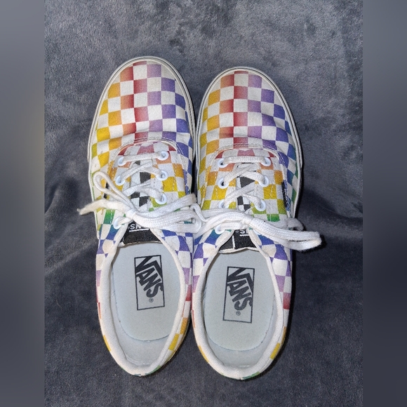 Vans Shoes - Vans Colorful Checkered Sneakers